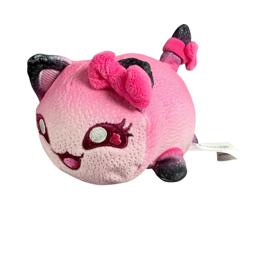 Aphmau MeeMeows Glitter Litter KC Cat Pink Galaxy Plush Toy 6‎ Inch 2024